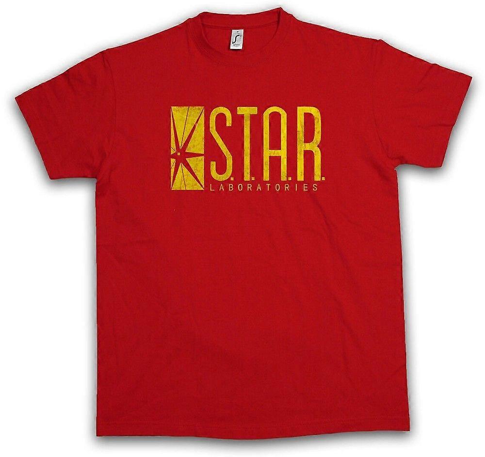 TRIČKO S LOGEM S.T.A.R. LABORATORIES - TV Tričko Red Sign Series Flash The Flash Velikost S-2XL TES1343