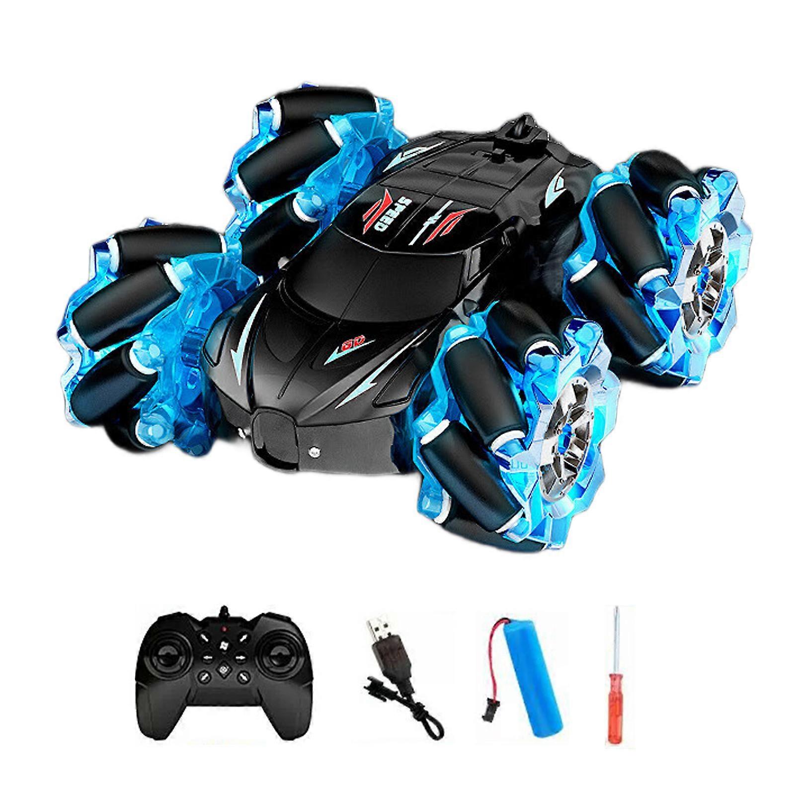 Realistic Stunt Toy Car Light up Rotating Model Car for Play and Display for Car Lovers and Hobbyists