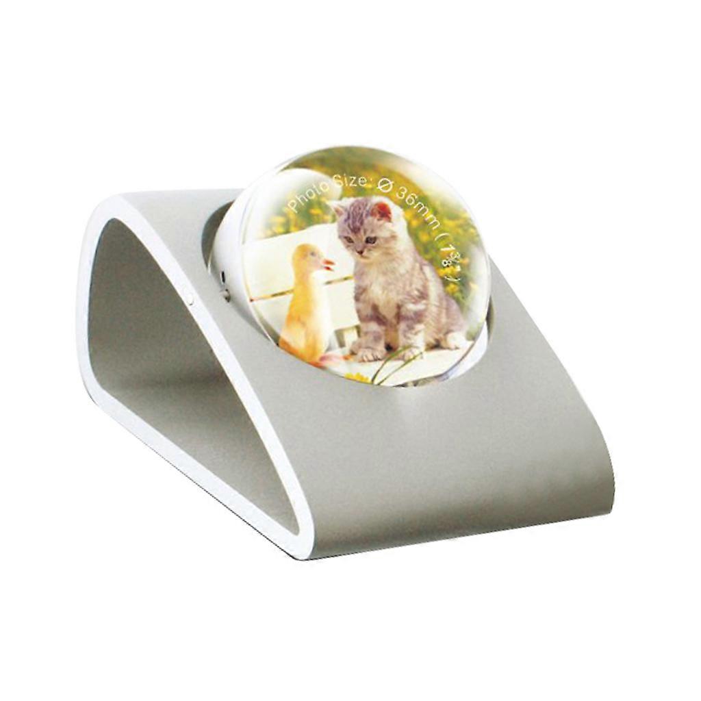 Crystal Ball Shape Alarm clock, 12/24H Thermometer Weather Date Humidity #1