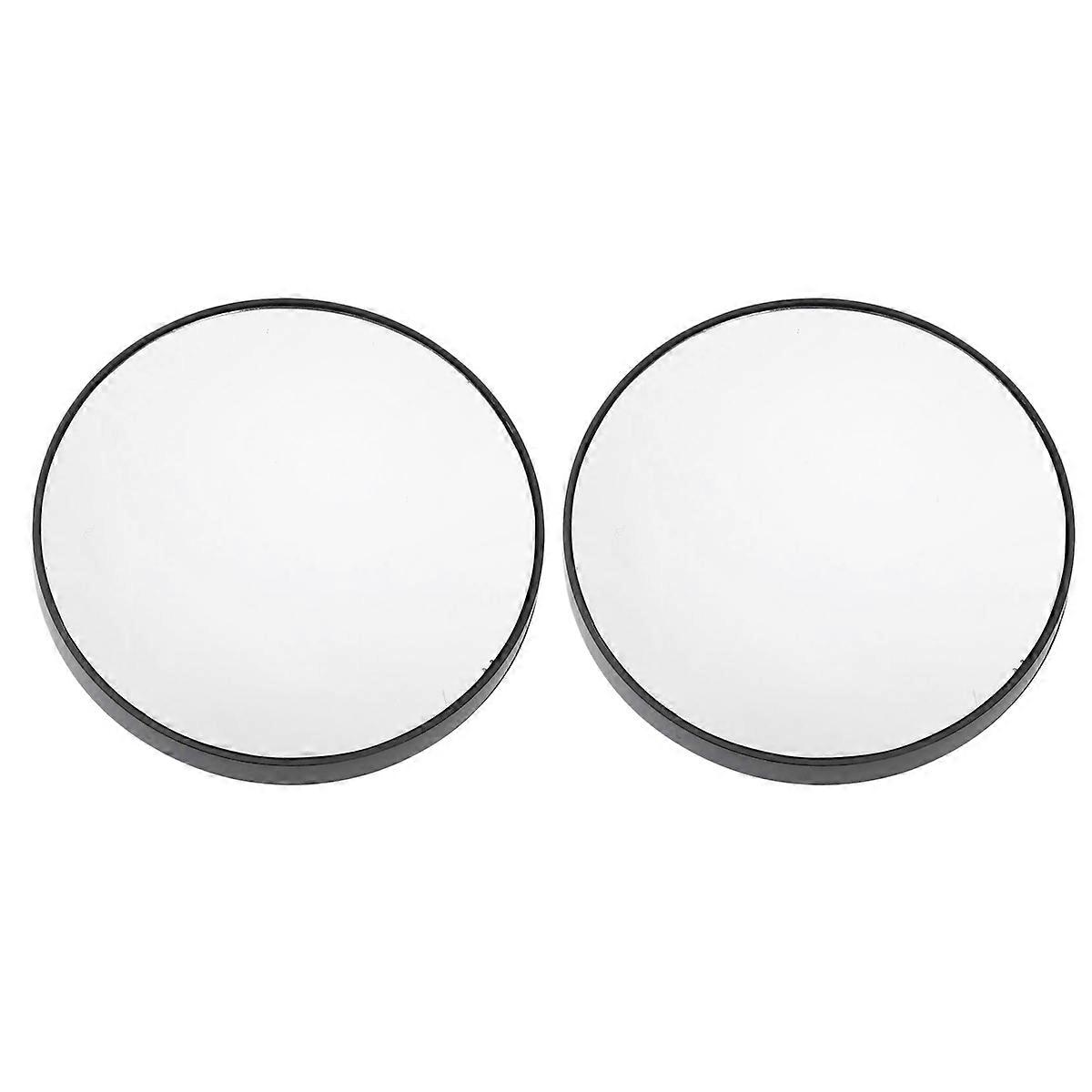 Magnifying Suction Mirror Round Makeup Mirror for Wall Makeup Tweezing Shaving Removable Smooth Surfaces Clear