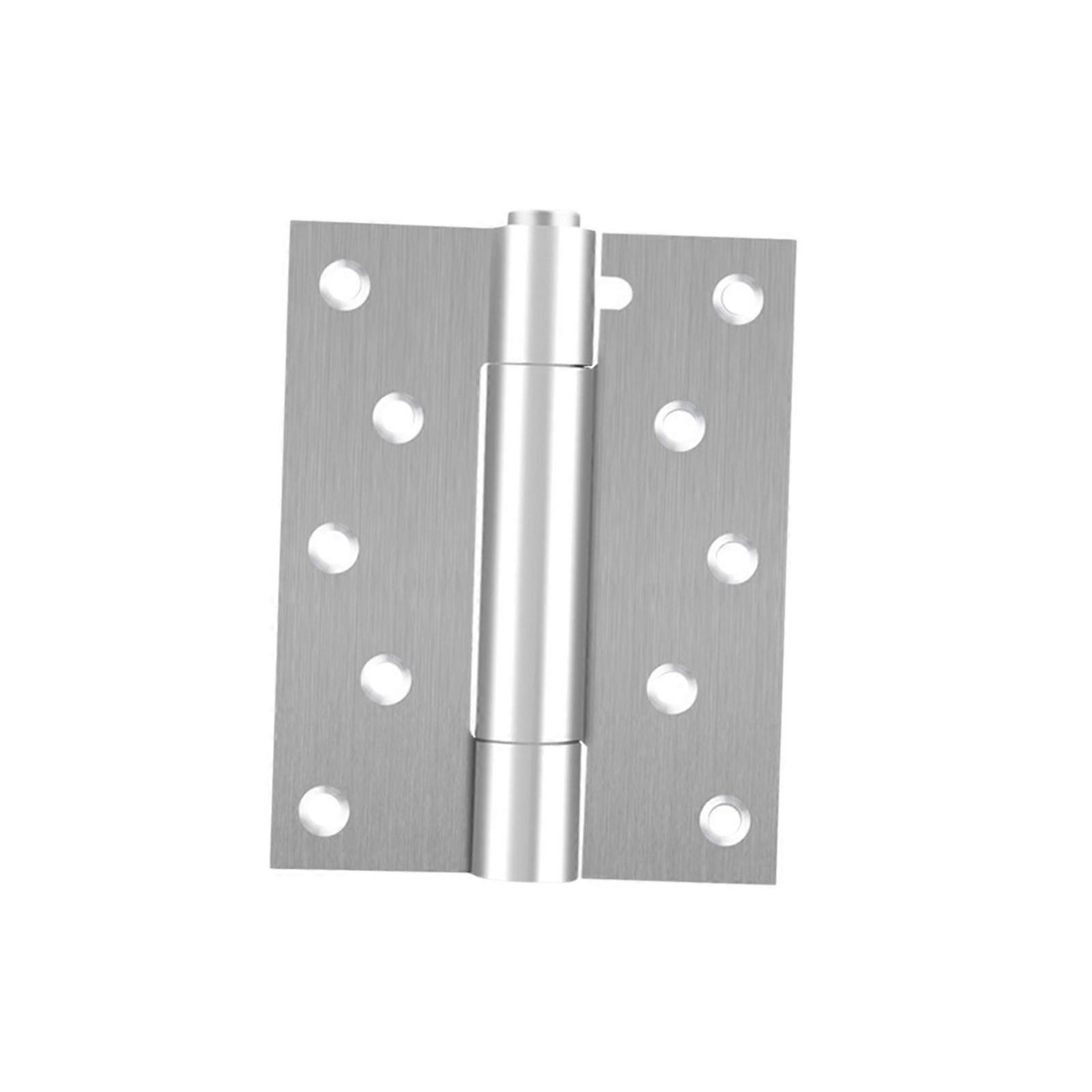 2Pcs Spring Loaded Hinges Stainless Steel Door Hinges Rust Resistant Silent