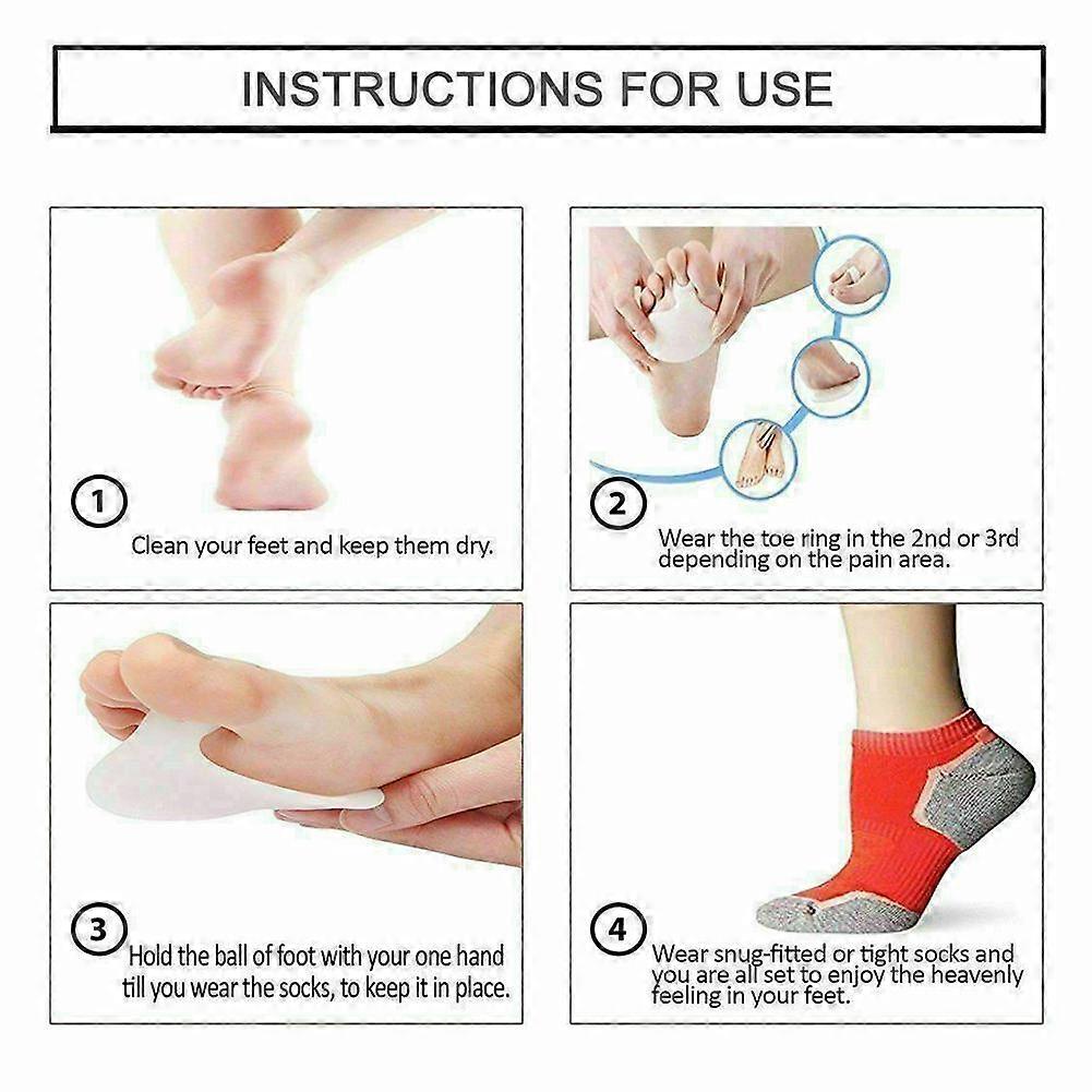 1 pair of men's (A)$Silicone heel protector forefoot protector