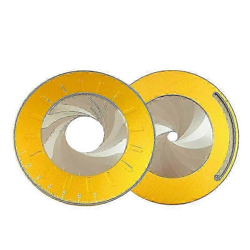 Adjustable Circle Drawing Ruler, Professional Round Measuring Tool (1Pcs)