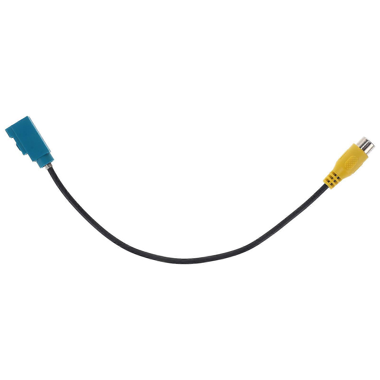 Backup Camera Wire Harness Adapter for HD Video Connection Rear Cable Compatible with Multiple Car Models and Screens