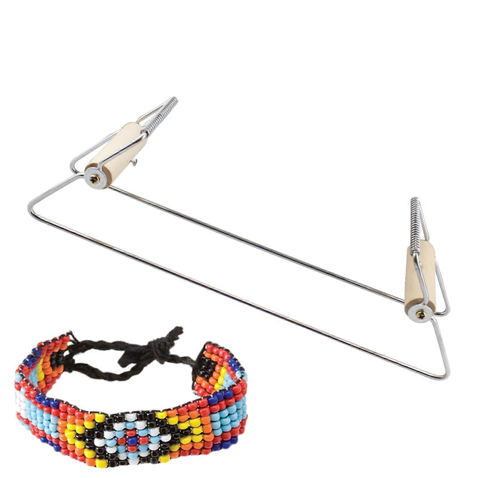Perlenmaschine Set, stainless steel handmade knitting thread, bead weaving machine for beginners
