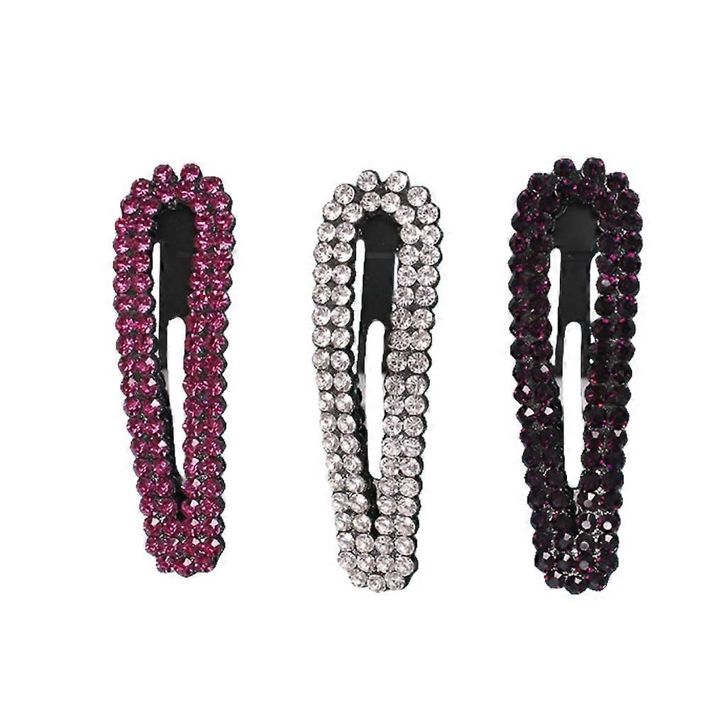 Hair Accessories Rhinestone Hairpin Styling Aid Special Occasions Assorted Color Imitation Pearl 3Pcs