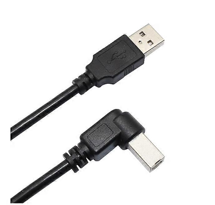 USB 2.0 A/B cable, 7.6m, black, for printers and USB devices