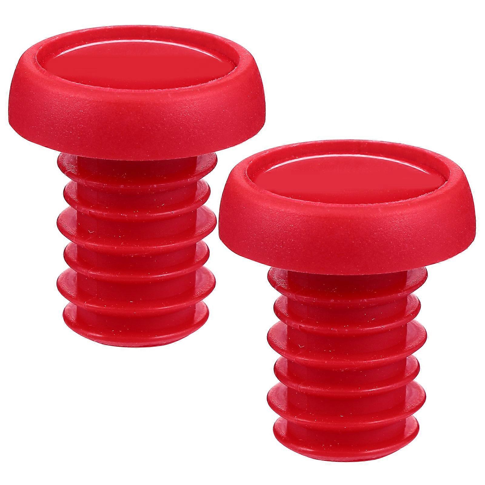 Mountain Bike Handlebar End Caps Cylindrical Handlebar Grip End Plug 3.2x2.8x2.8cm 1 Pair
