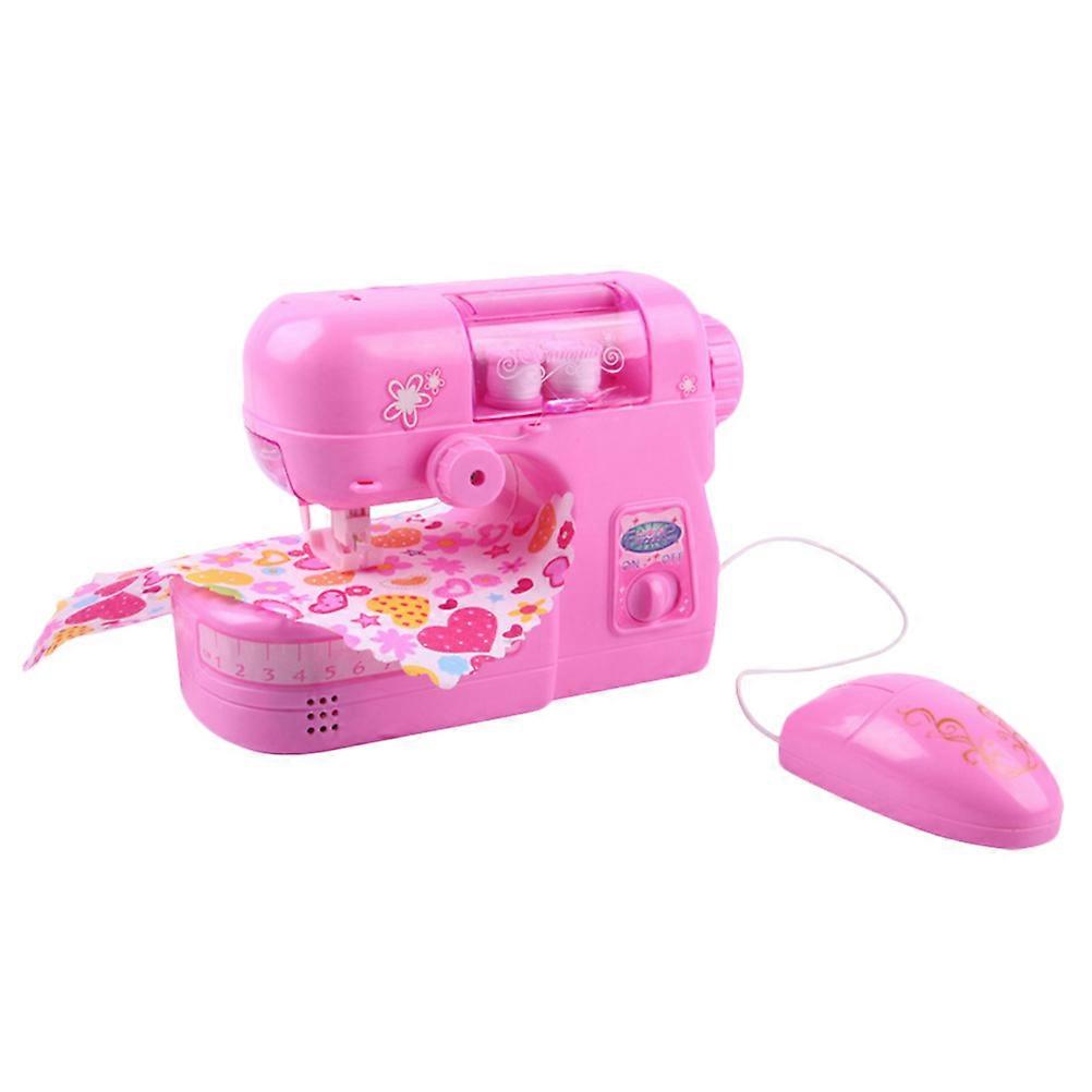 Educational Learning Toy Sewing Machine Kids Portable Mini Sewing Machine Fine Motor Skill Development Compact 1Set