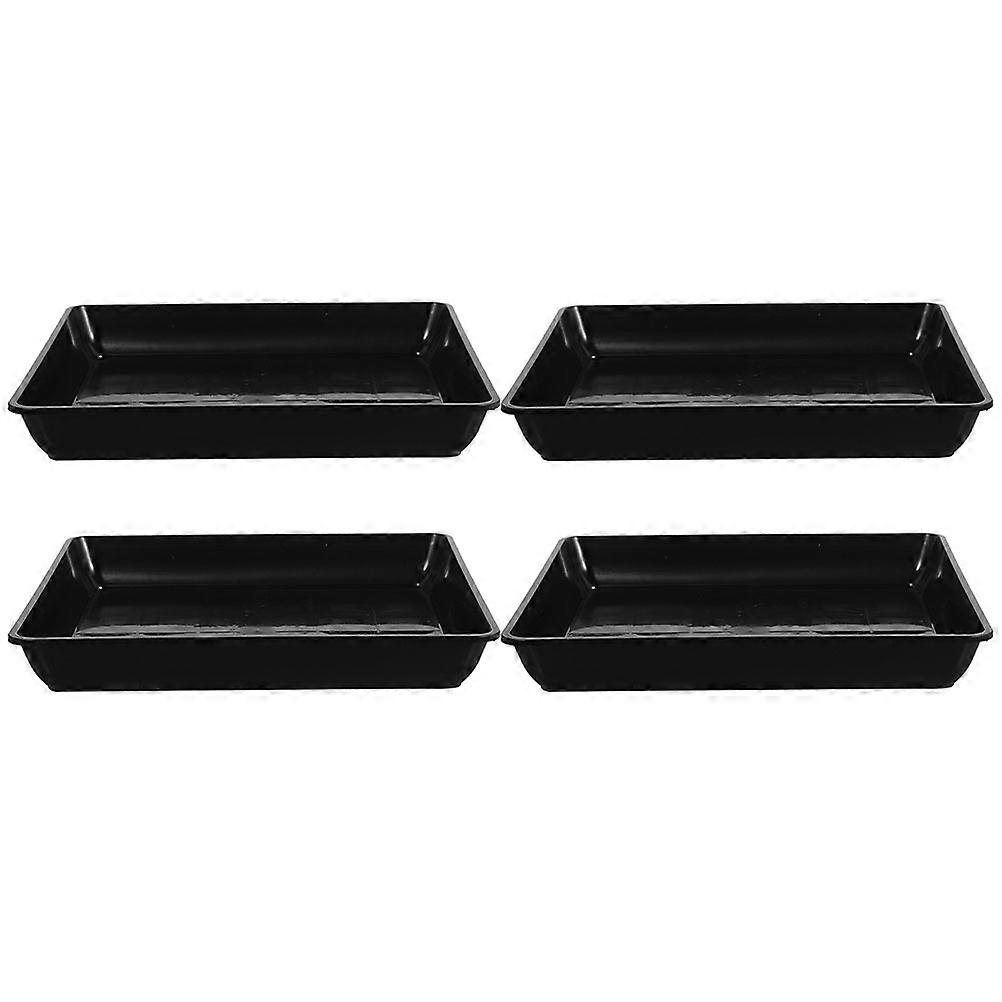 Here's a refined and professional product description based on your input:
**4pcs Plant Saucers – Durable Plastic Drip Trays for Flower