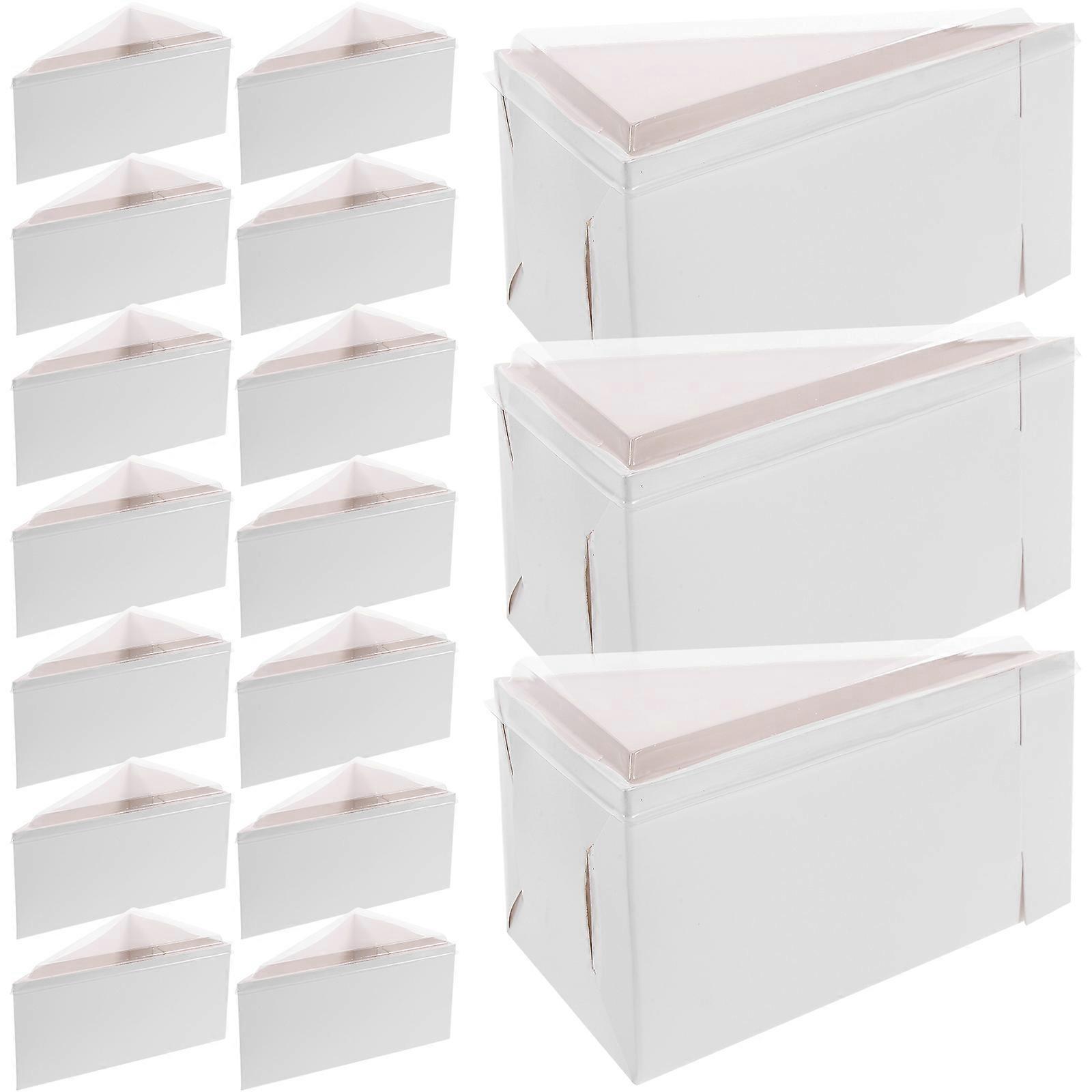 Triangle Paper Cake Box present Giving PC 13.60X8.50X6.50CM 50 Sets