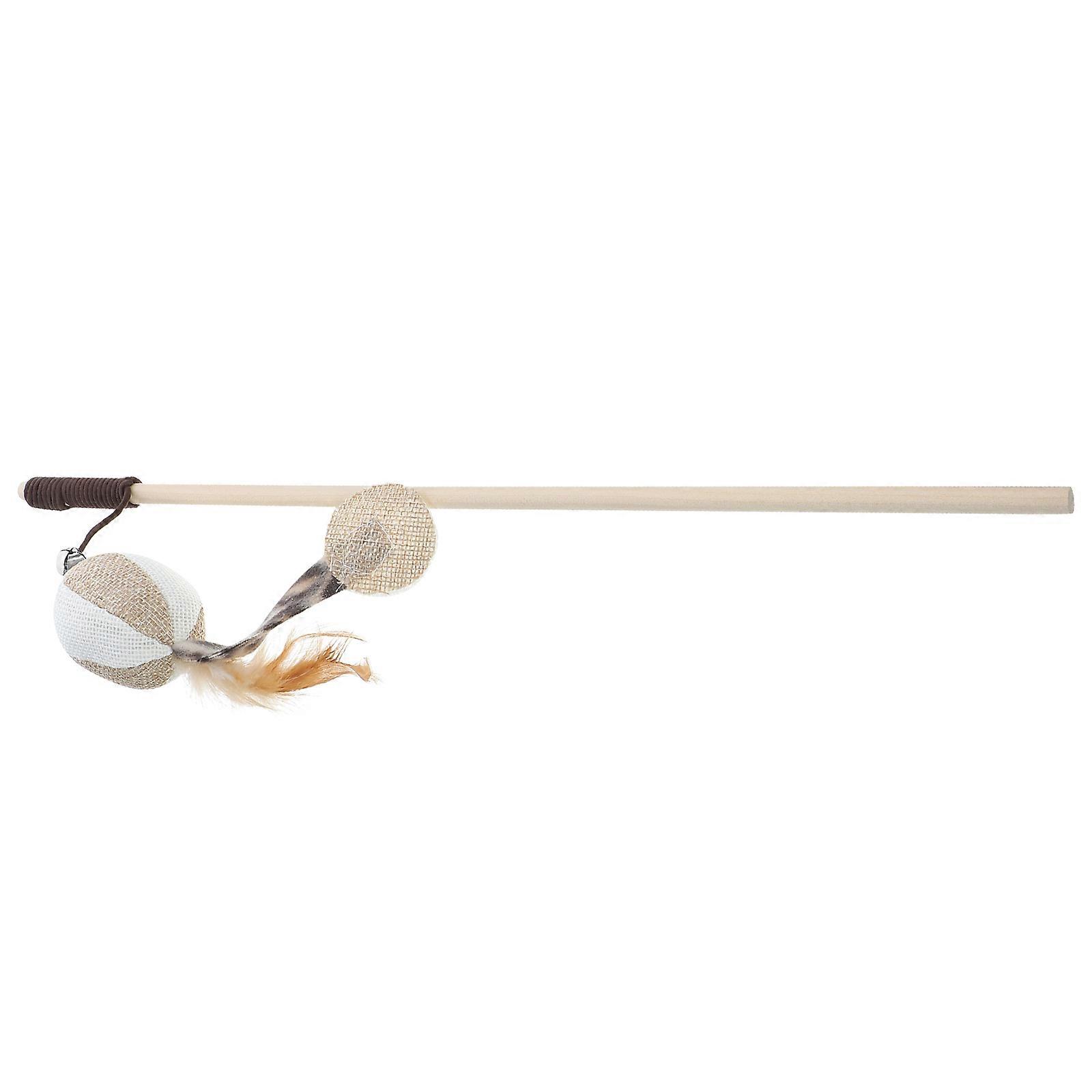 Multifunctional Interactive Cat Teaser Wand with Bells – Durable Rope Design for Indoor Cats’ Engaging Play and Endless Fun