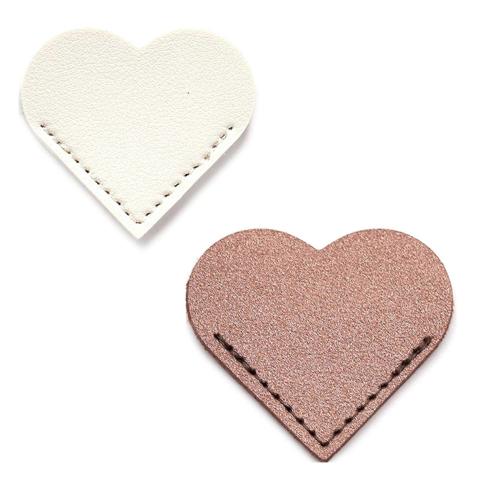 PU Leather Bookmarks Heart Shaped Page Marker Creative Bookmarks Corner Page Bookmarks Bible Bookmarks for Reading