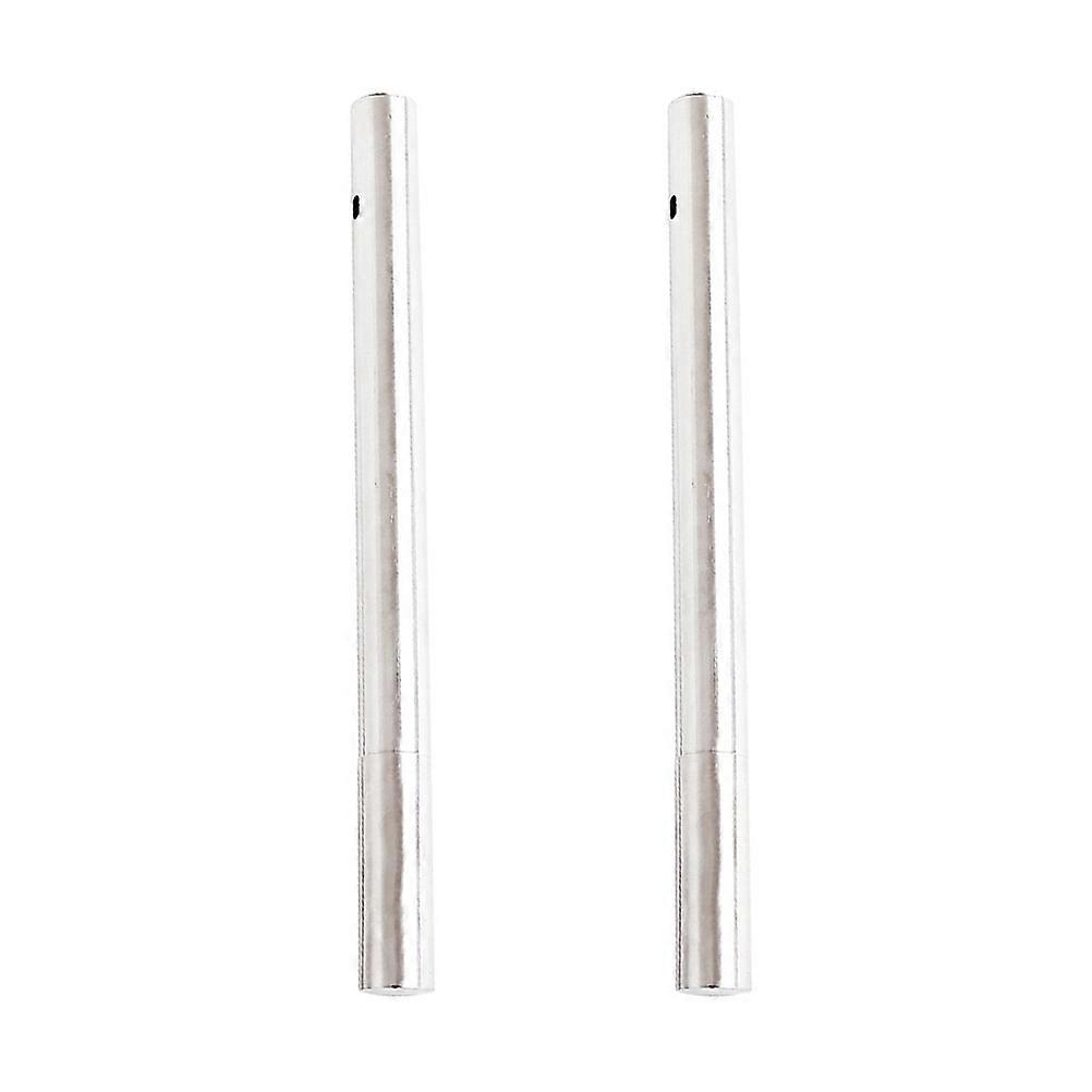 Bbq Skewer Racks Barbecue Skewers Bucket Home Use Silver 40x3x3cm Storage 2Set
