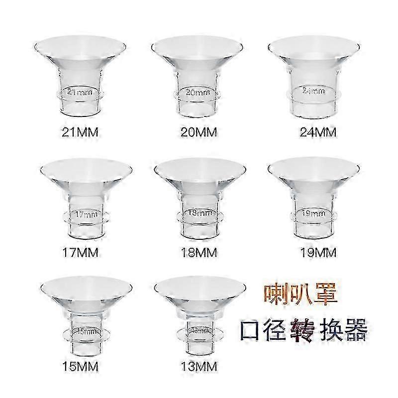 5 pcs Breast Pump Flange Inserts Wearable Breast Pump Flange Inserts Replacement Flange Inserts