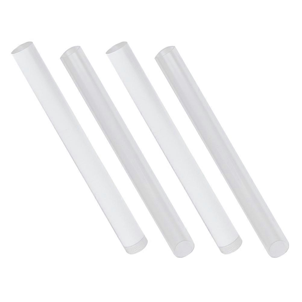 Clay Supplies Clay Sculpting Kit Hollow Clay Rollers Transparent Rod For Diy Projects 1Set