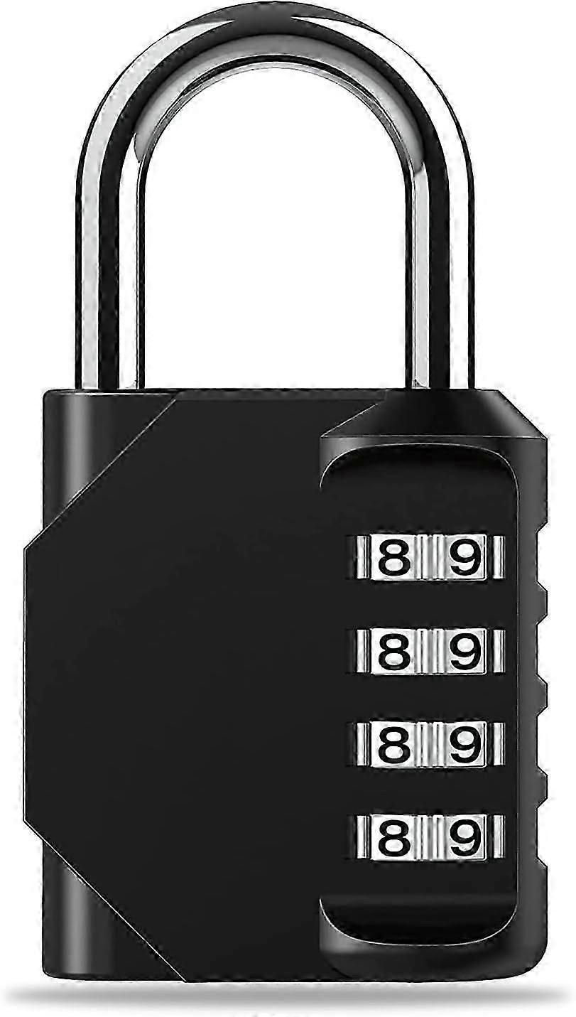 4-digit code padlock Locker code padlock Small padlock Waterproof Suitable for gym lockers, suitcases, backpacks and other lockers, travel accessories