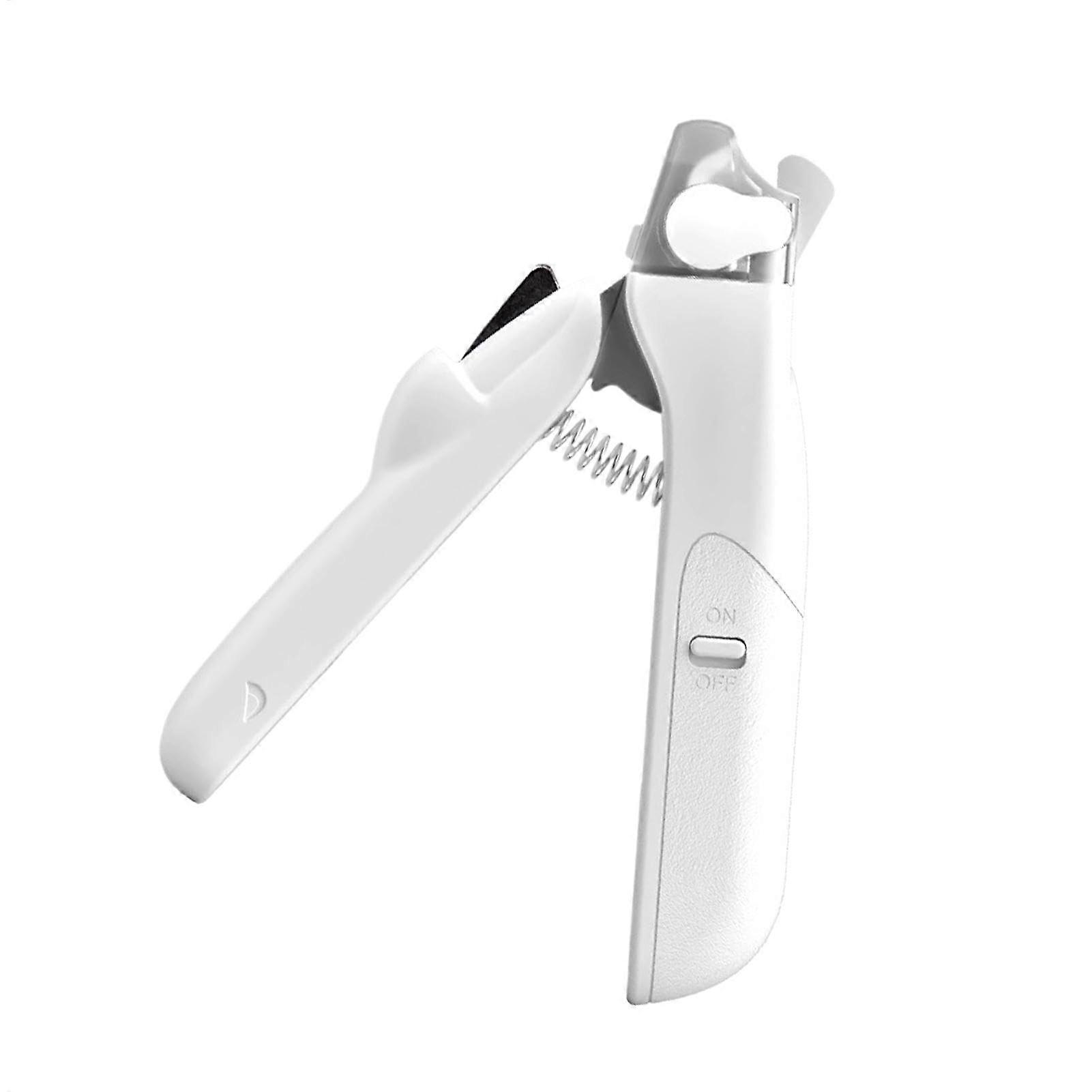 LED Pet Nail Clippers with LED Lights Safe Toenail File for Rabbits, Guinea Pigs