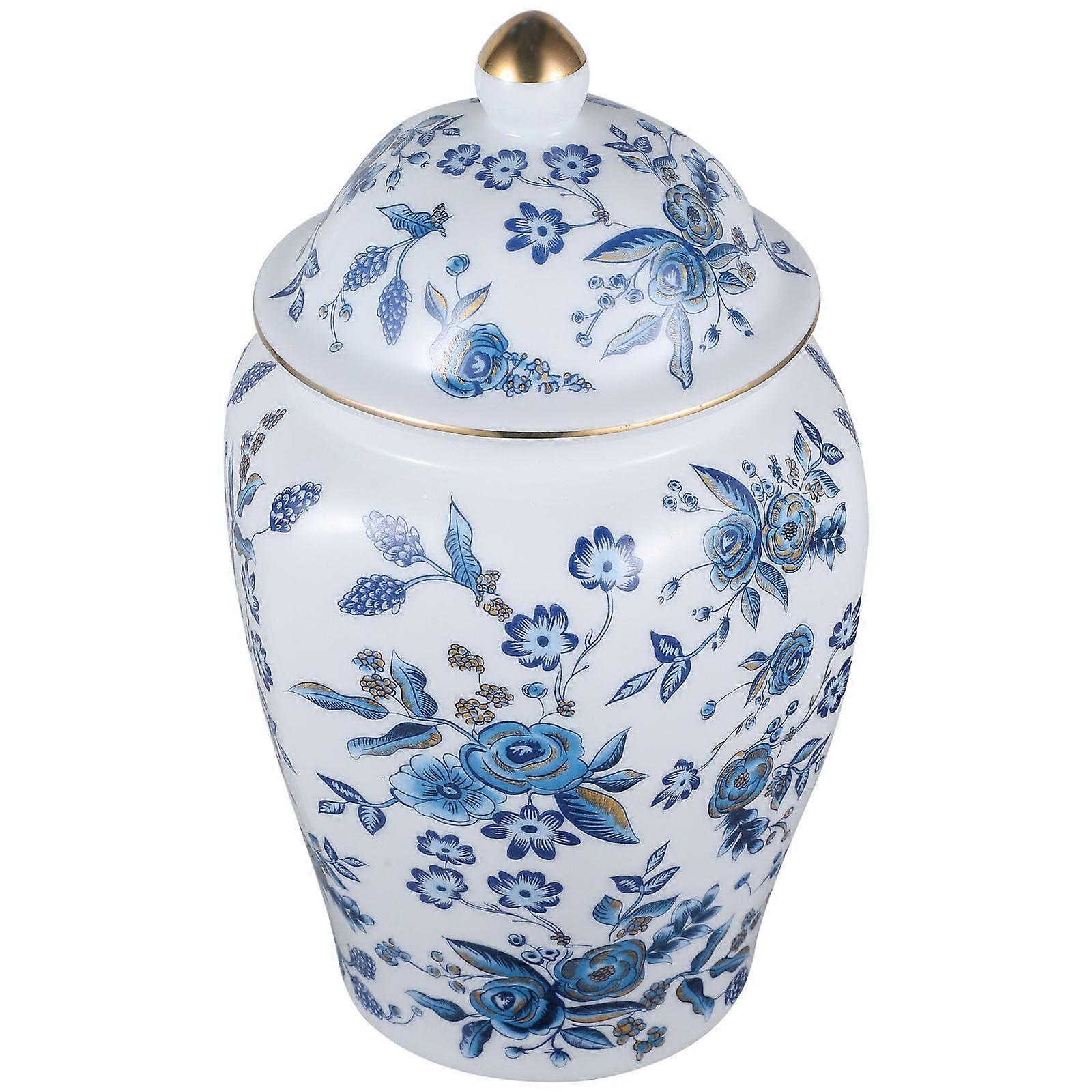 Porcelain Loose Tea Jars Food Preservation Traditional Design For Coffee Lovers 1Pack