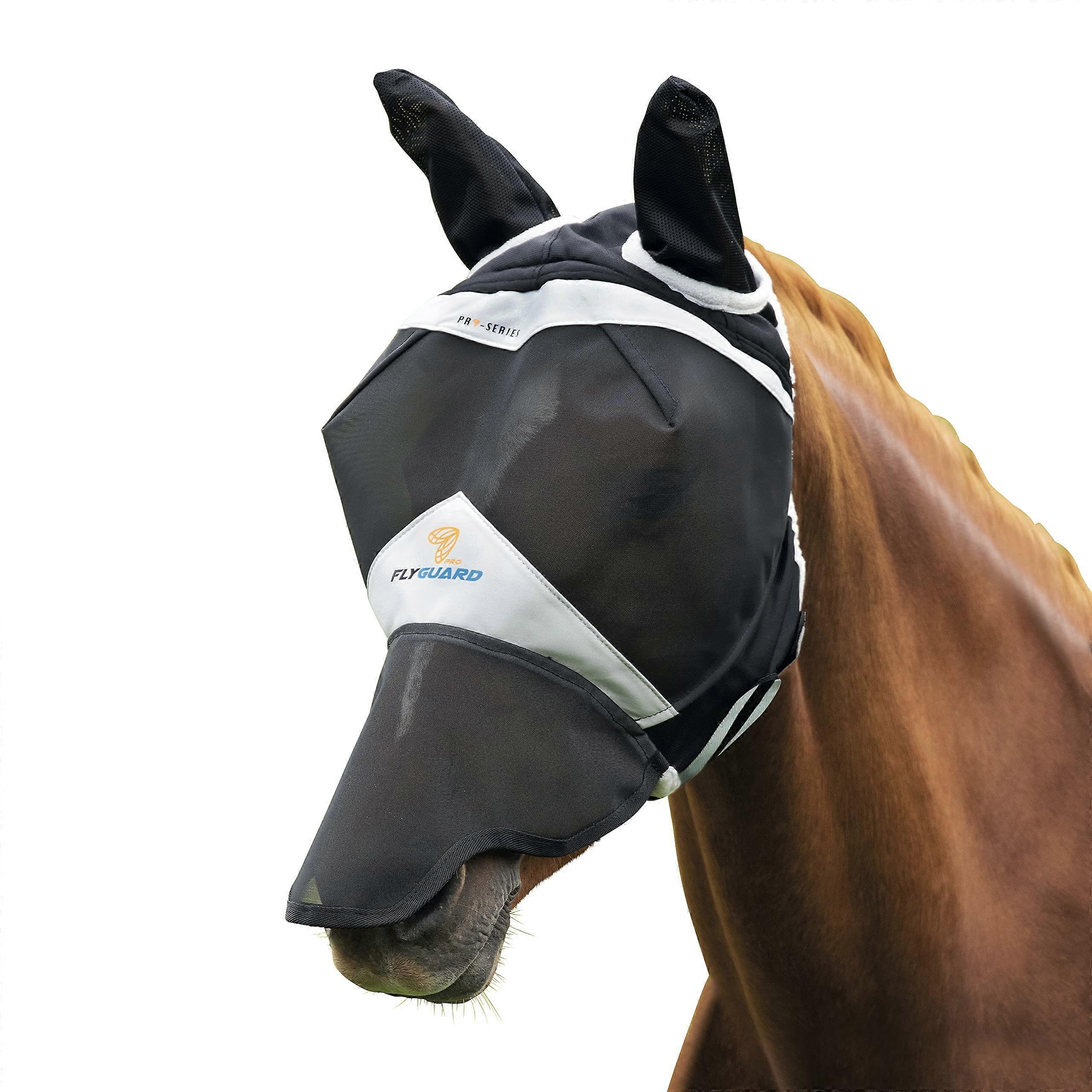 Fly Mask Professional Black Schwarz Full Size