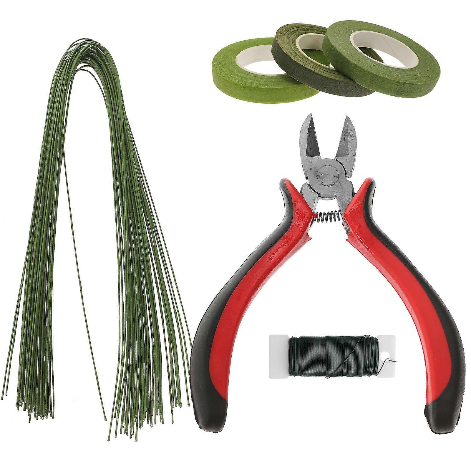 1 Set Floral Arrangement Tools Kit Flexible Floral Wire For Bouquets Diy Crafts Present Wrapping Home Decor