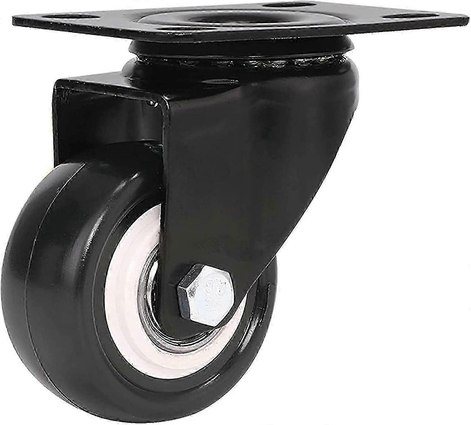 Heavy Duty Caster Wheels, 2 Inch Swivel Roller for Shopping Carts Coffee Box Cabinets