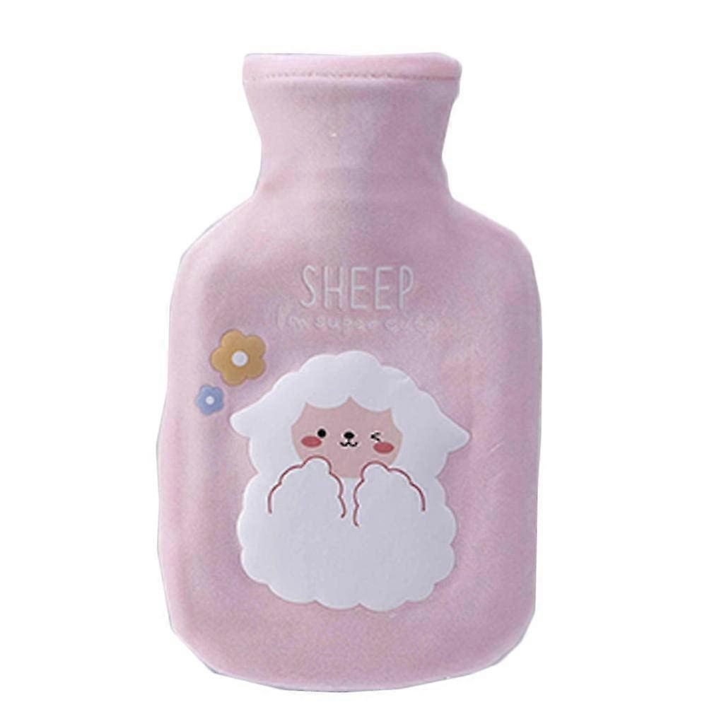 Sheep Pattern Hot Water Bottle Bag Model F Hand Warmer For Winter Warmth And Abdominal Pain Relief