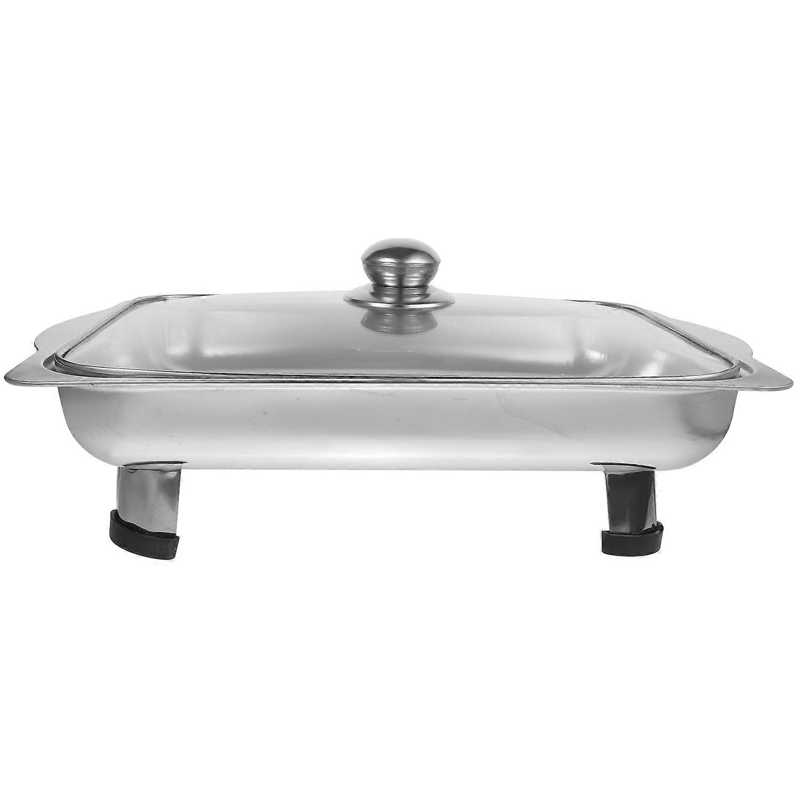Premium Square Buffet Stove Set Food Heating Container for Catering, Hotels, and Party Buffets