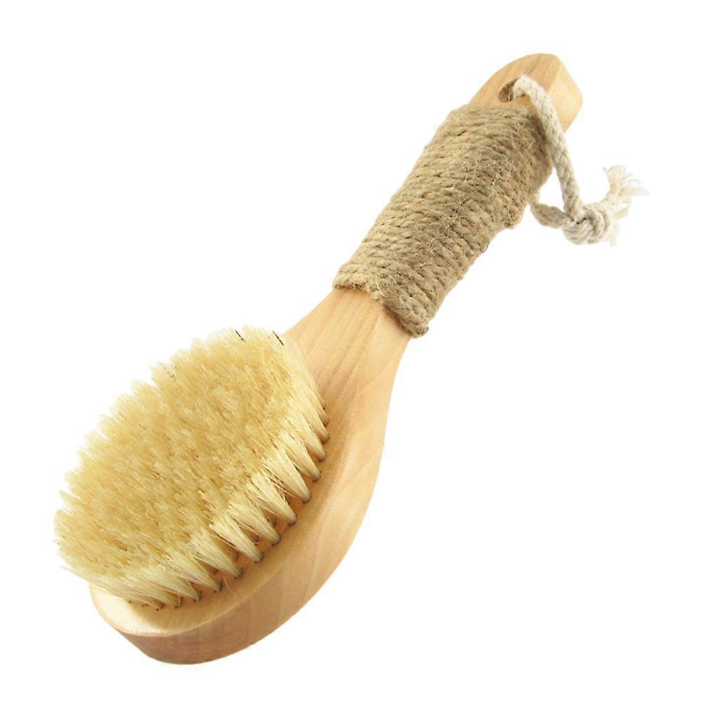 Shower Brush for Cleaning Use Assorted Color Polyester Cotton Bath Accessory 1Pc