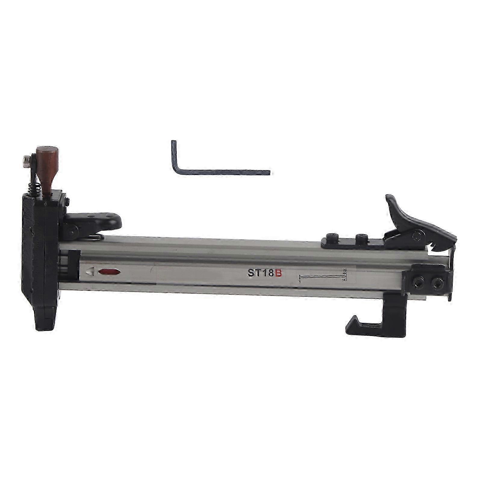 Semi-Automatic Manual Staple Gun with Wrench for Wood Crafts and DIY Furniture