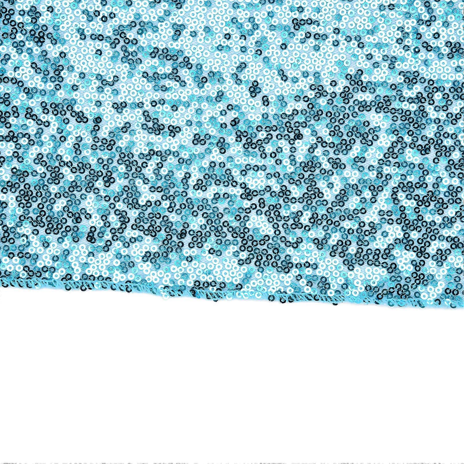 Tablecloth Seamless Polyester Plastic More Elegant Shiny Sequin Desktop Decoration for Parties