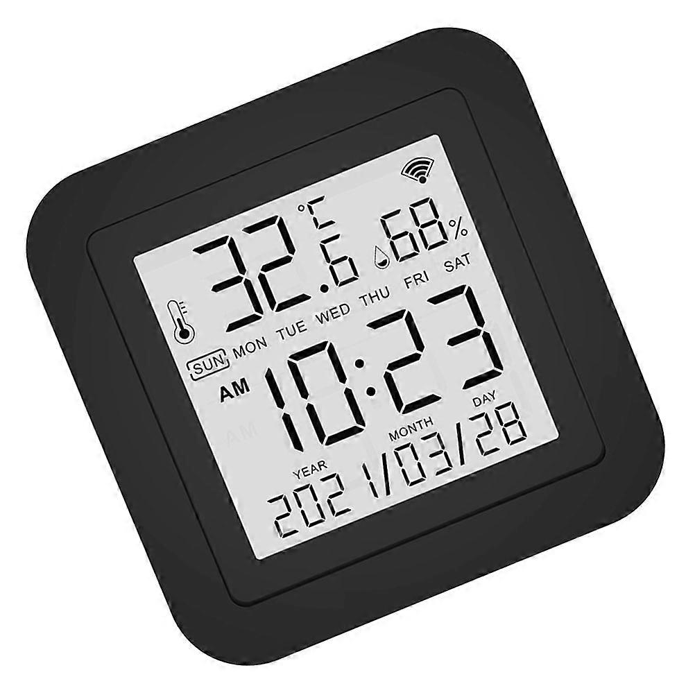 Thermometer For Room Temperature Measuring Enthusiasts Hospitals Incubators ABS Material WiFi Connectivity LCD Display 1Set