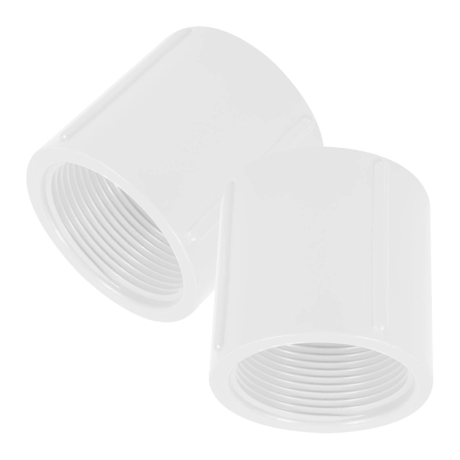 2pcs Fitting Thread Connector PVC Adapter Connecting Parts for