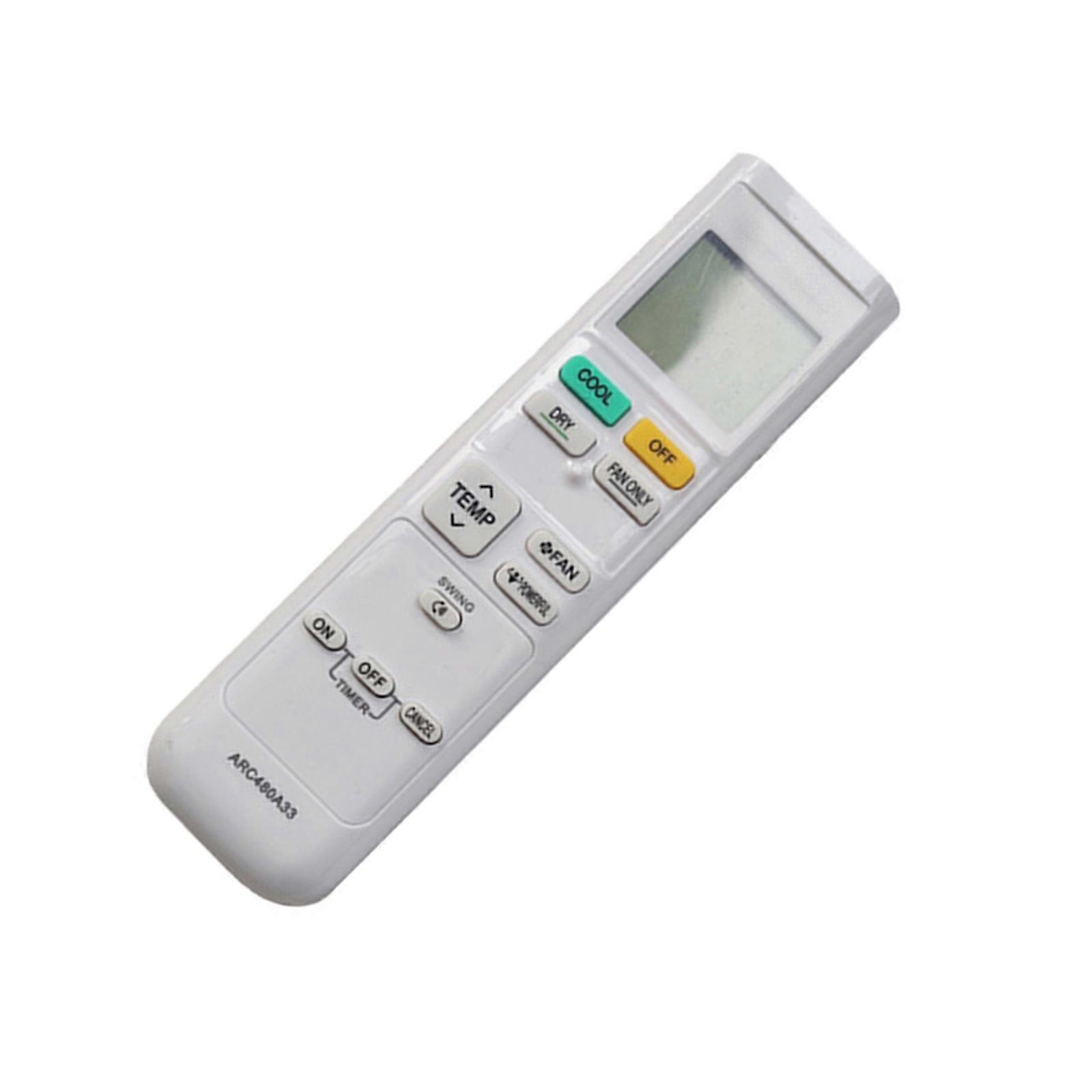 Professional Remote Controller LCD Air Conditioner Remote Control For ARC480A33 Replacement Air Conditioner Units Multicolor