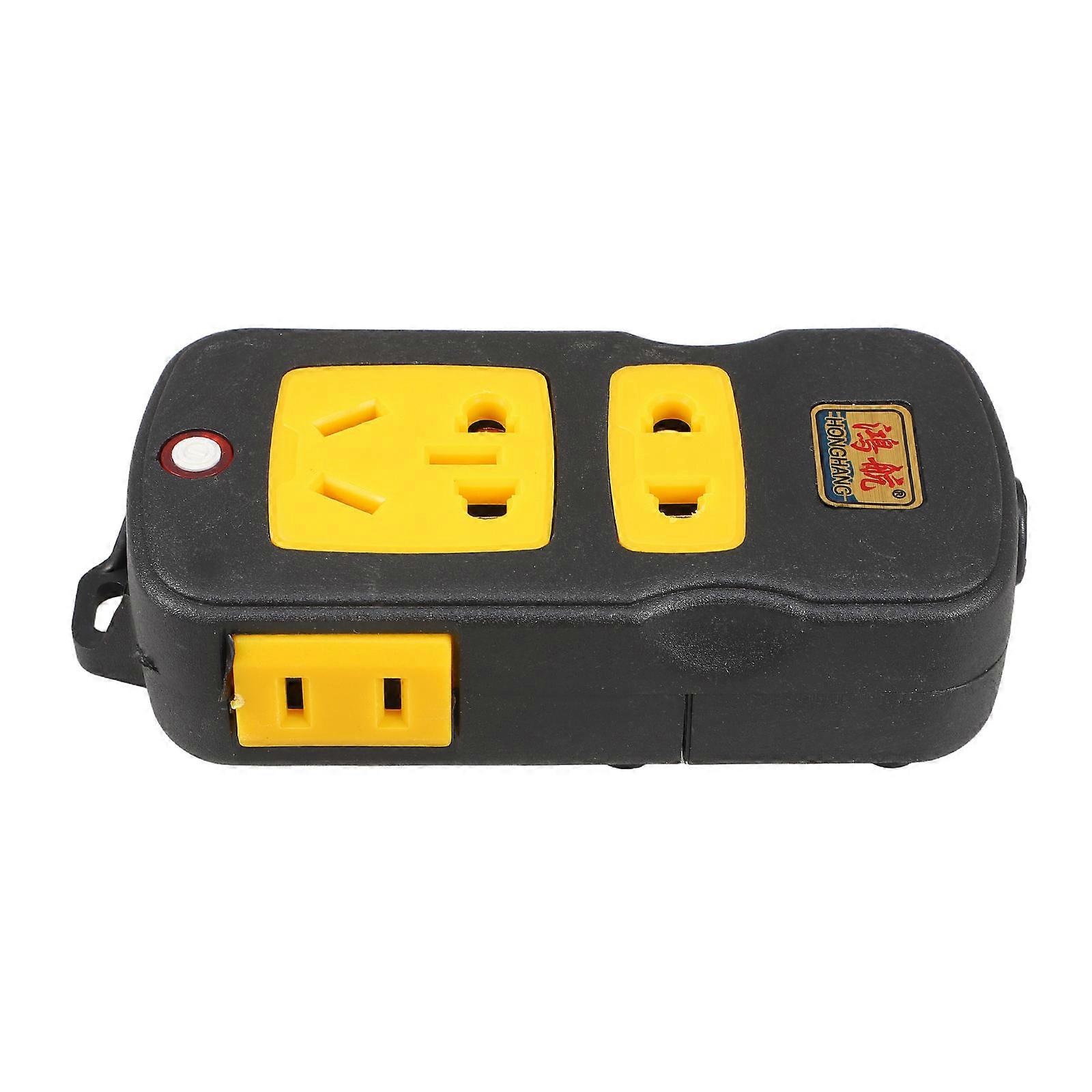 Multiple Outlet Wall Plug Multi Plug Outlet Extender For Construction Sites Home Use Office Use Switch Controlled Power Strip 1Pcs