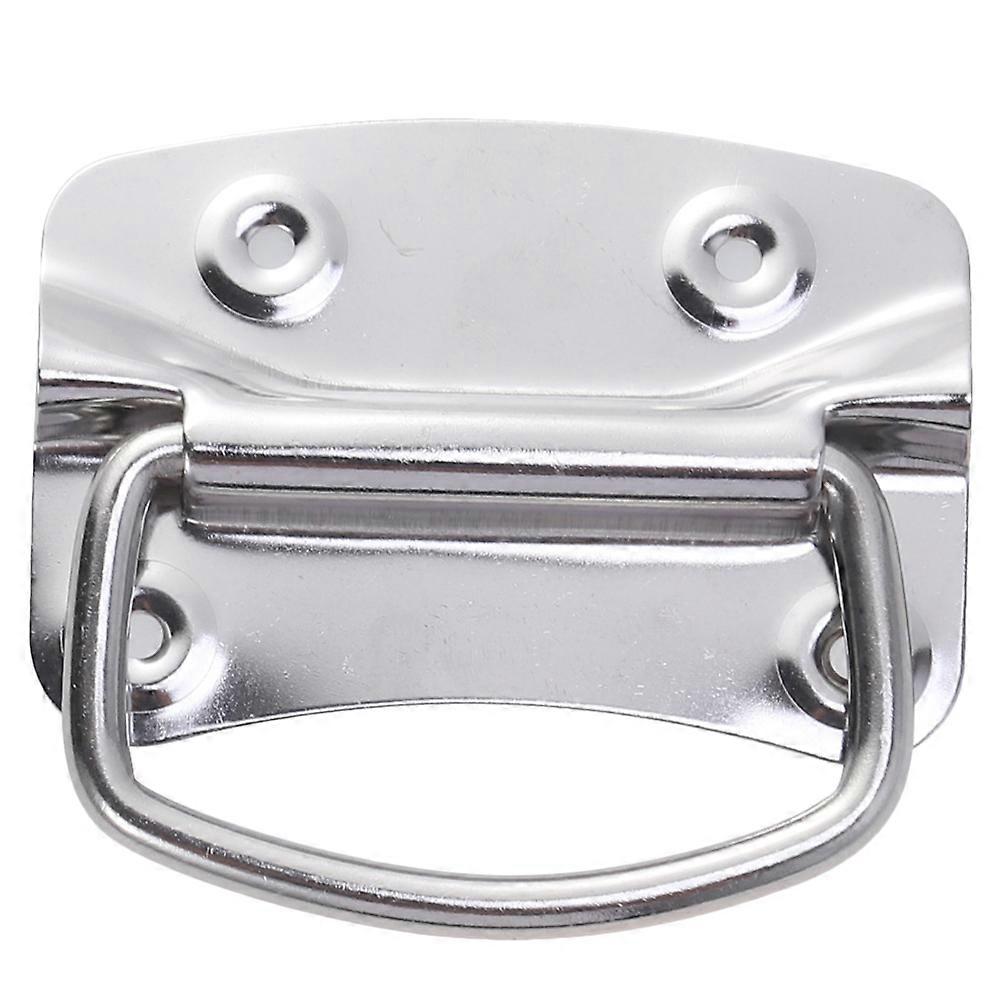 1PC Sturdy Box Buckle Pull Handle Thick Multi purpose Electric Luggage Bag Accessory for Home Use Silver