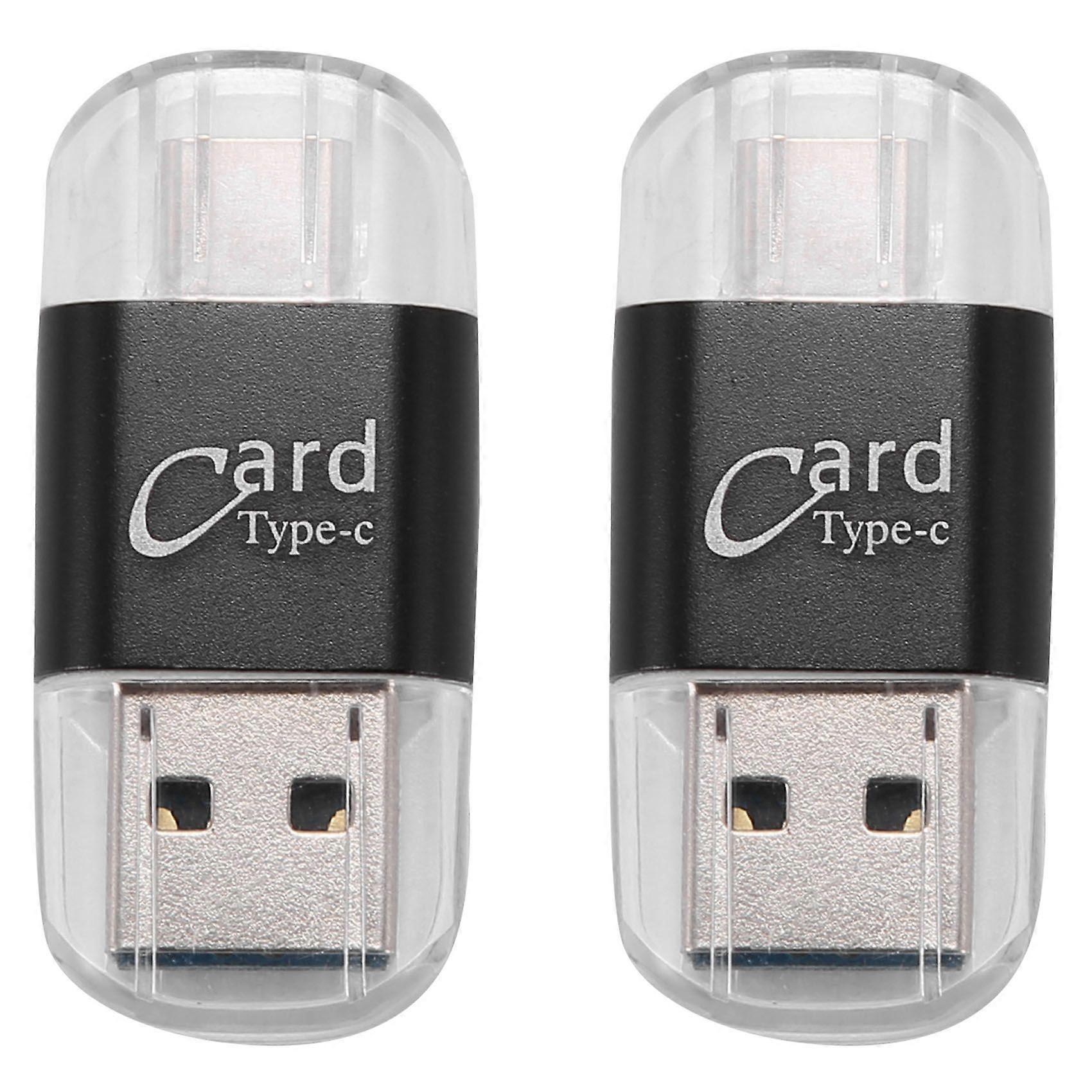 Card Reader Aluminum USB Type C OTG Micro-SD/TF External Memory Card Reader Adapter for Mobile Phone