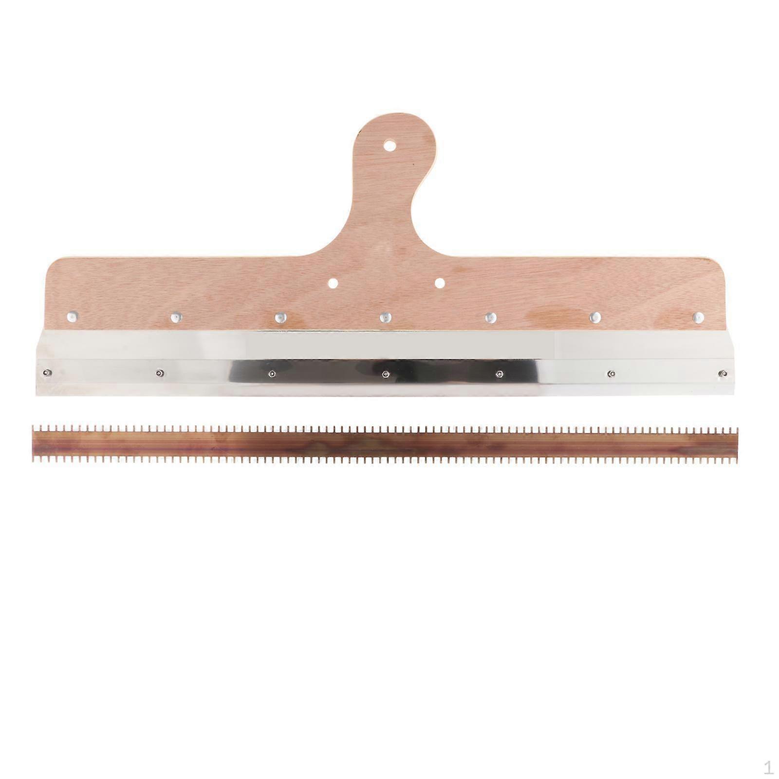 Self-levelling Cement Tool Scraper Durable Easy to Clean Sturdy Gear Rake Construction