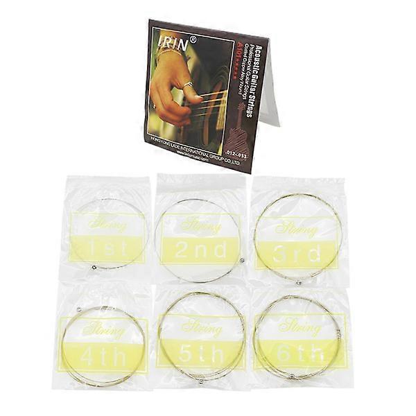 IRIN Folk Guitars Stainless Steel Wire Strings Guitar Replacement Strings Accessories