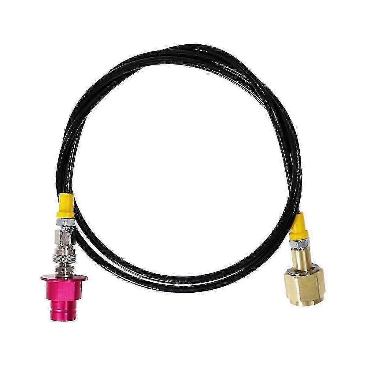 CO2 Adapter Quick Connector with Plastic Hose for Soda Terra Machine - Compatible with Duo, Terra, Art & Crysta Models