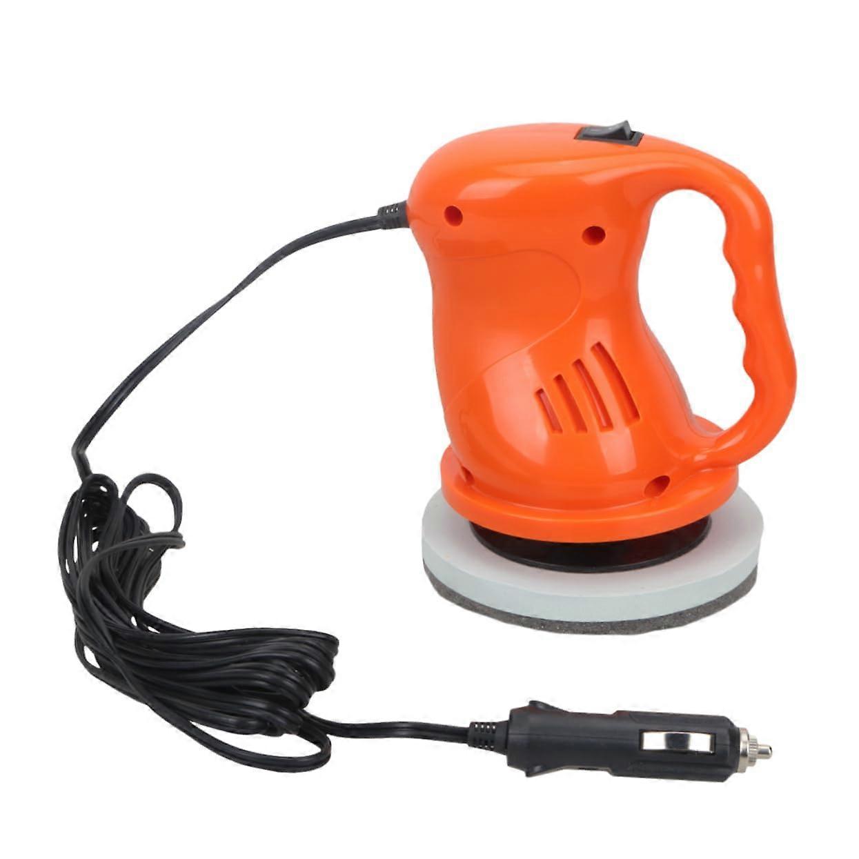 Compact Mini Polishing Machine for Car Polisher Kit with Wax and Scratch for Vehicle Care and Cosmetic Orange