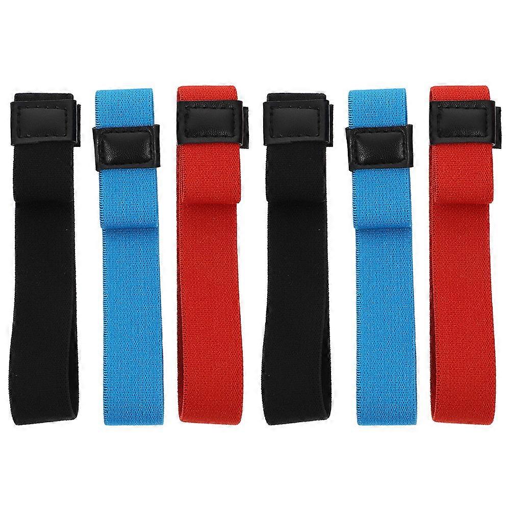 Elastic Bands for Lunch Boxes with Assorted Colors Made of Polyester 6pcs