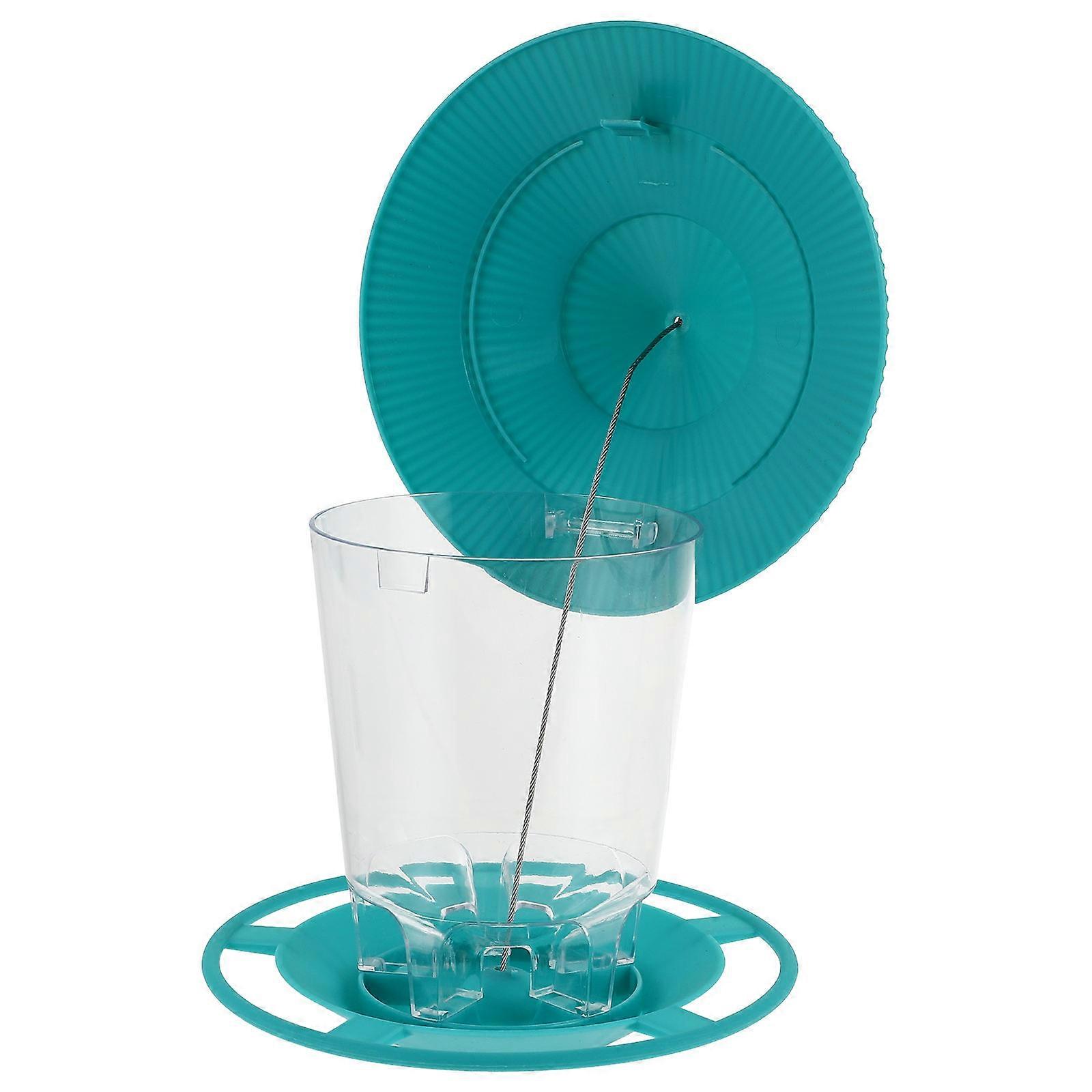 Wild Bird Feeder For Garden Use Waterproof Green 1Pack