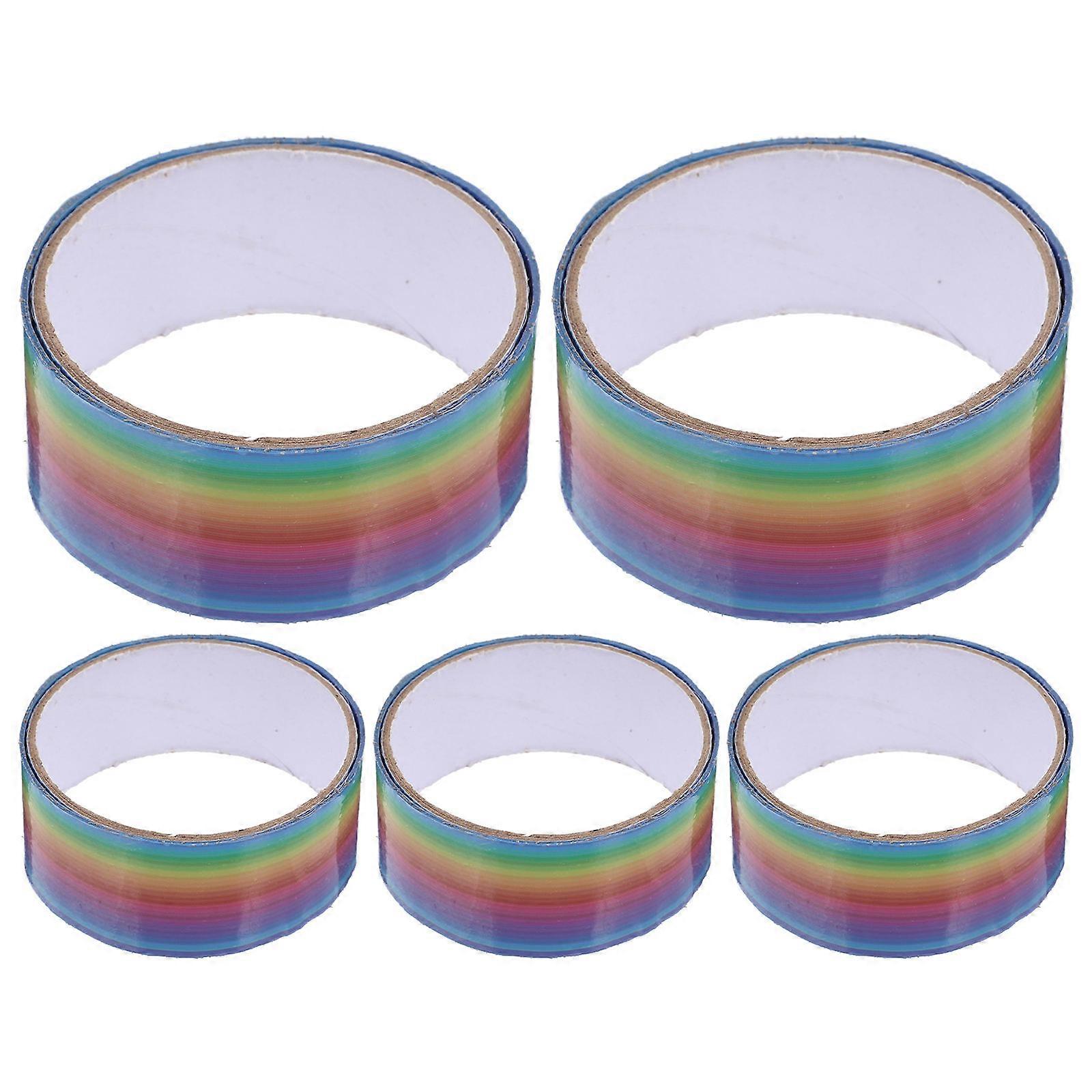 5 Rolls Adhesive Sticky Ball Tape for DIY Projects Bright Adhesive Tapes Convenient Creativity Tapes