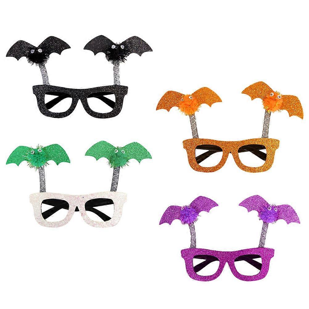 パーティーメガネハロウィーンテーマスタイルデコレーションアクセサリー4個