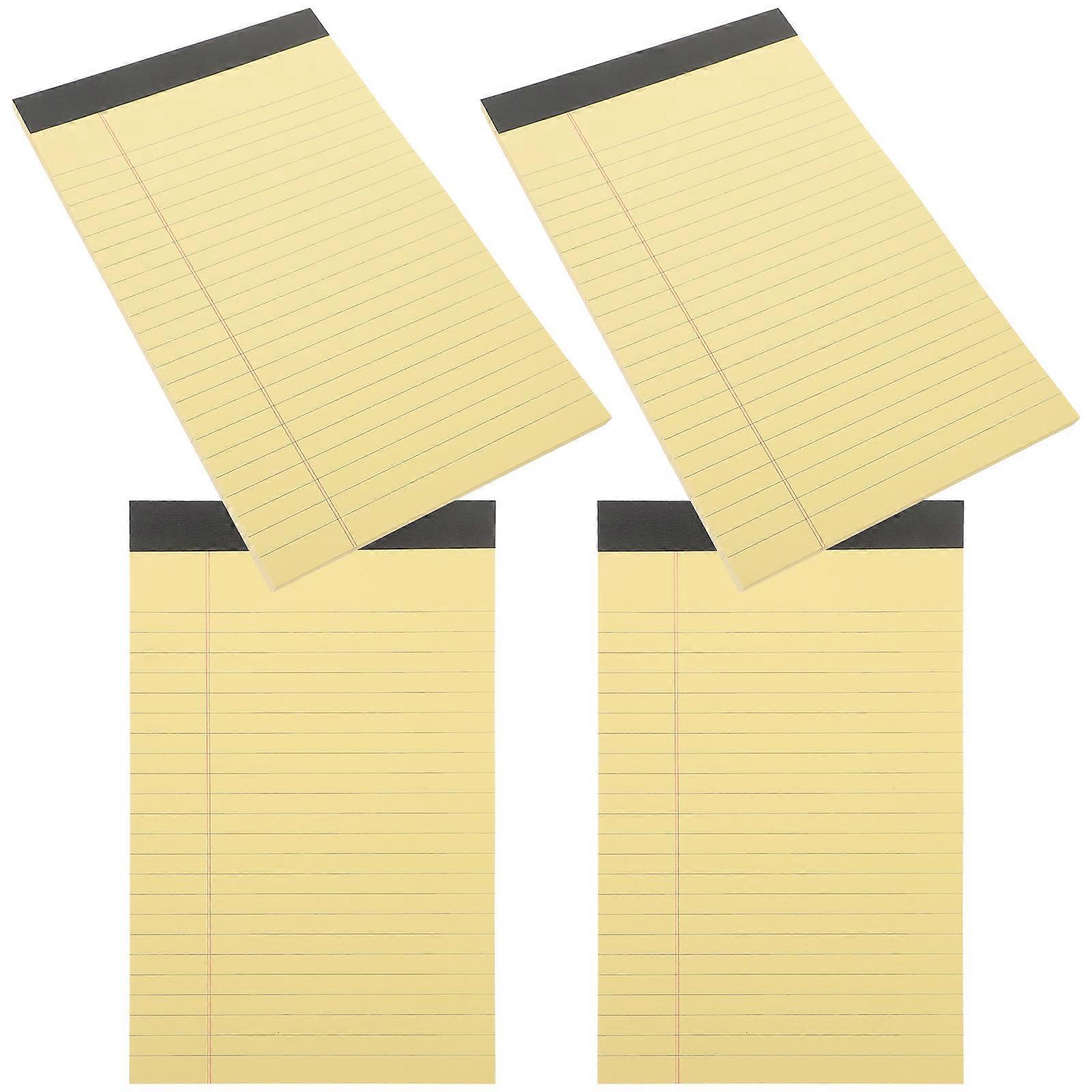 Portable Undated Planning Notepad Thick Paper Memo Pad Striped Design for Office Scheduling