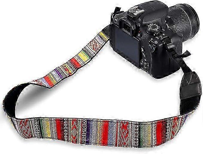Vintage Adjustable Camera Neck Strap for DSLR Camera