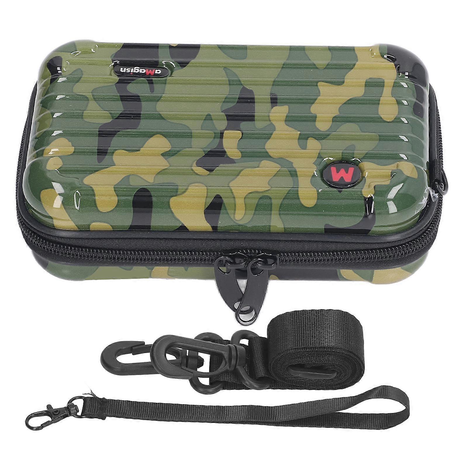 Action Camera Bag Portable Waterproof Carrying Storage Case Replacement For Insta360 ONE RS Camouflage Green