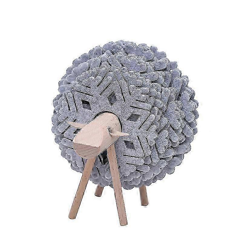 Coasters Set, Cute Felt Coasters With Holder, Protection Tabletop, Decorative Cup Coasters For Kinds Of Mugs And Cups(grey)(12pcs)