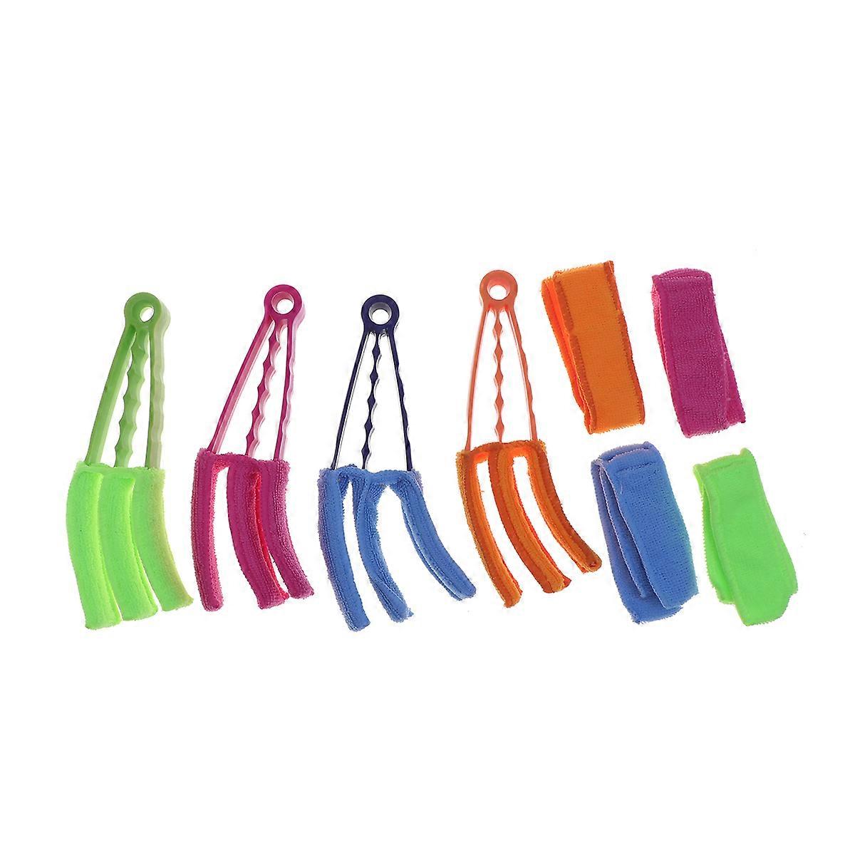 Car Cleaning Brush with Ultrafine Fiber for Dust and Blind Cleaning ABS Material Assorted Color Washable